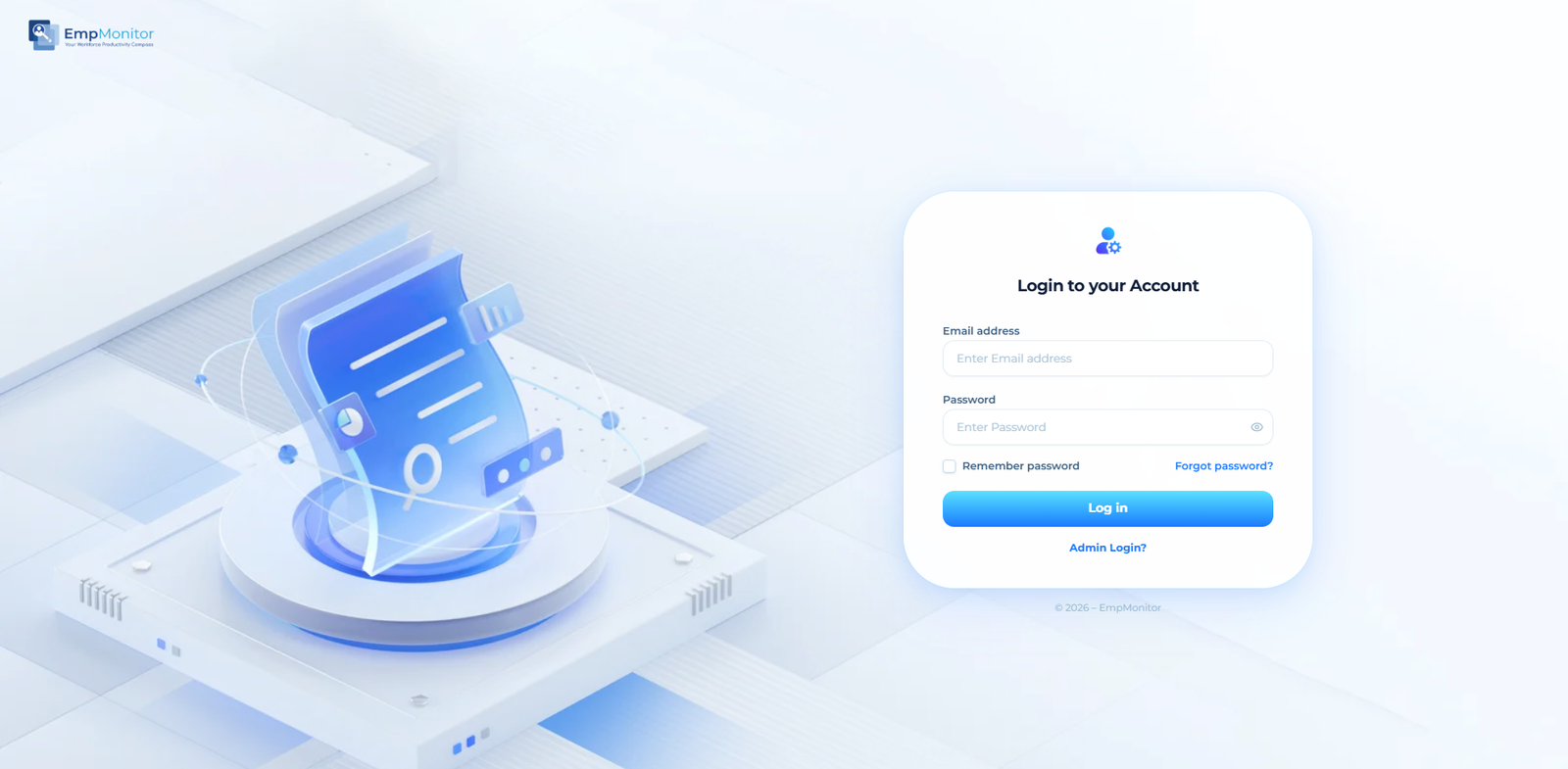 EmpMonitor workforce productivity dashboard